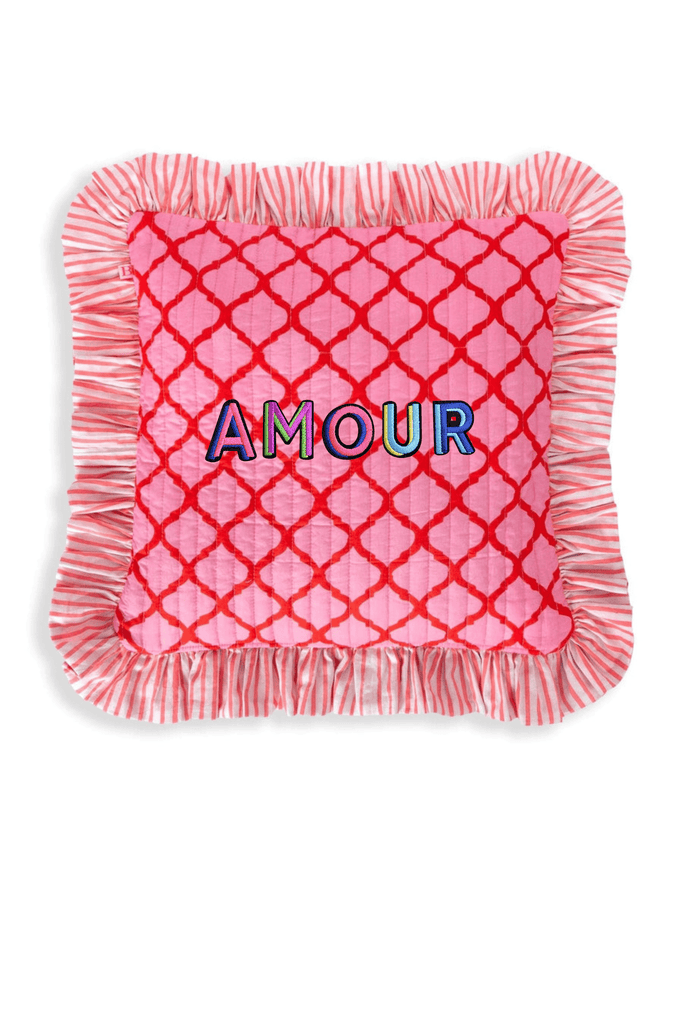 BRAI Big coussin Amour Arabesque